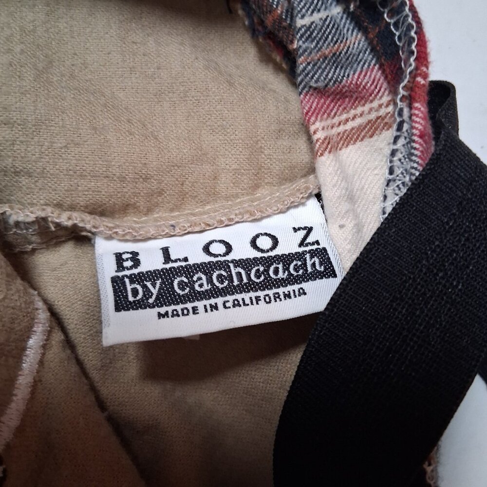 Vintage Blooz by Cachcach Overalls Youth 24 Months Brown Corduroy Penguin Pants - Picture 4 of 16